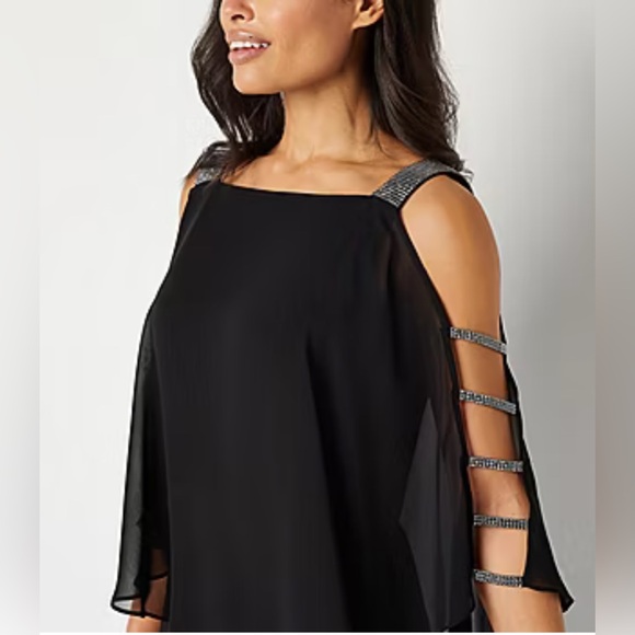 MSK Black Wide Leg Jumpsuit - Picture 4 of 9